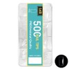 Elvia nail refill tips, 10 types of full tips x 50p, transparent, 1 piece / 엘비아 네일 리필팁 풀팁 10종 x 50p, 투명, 1개