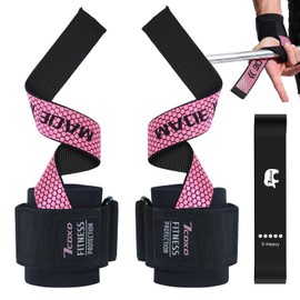 Straps para Gym, Correas de Muñeca Antideslizantes, Agarres para Gym Ajustable, Banda De Resistencia, para Levantamiento de Pesas, Culturismo, Entrenamiento de Fuerza 33.5 cm