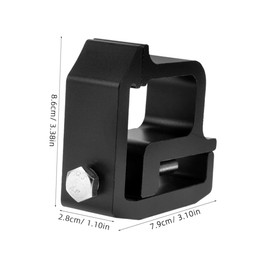 Mobestech Secure Truck Cap Mounting Clamps Easy Fit for Ladder Racks Camper Shells Heavy Duty