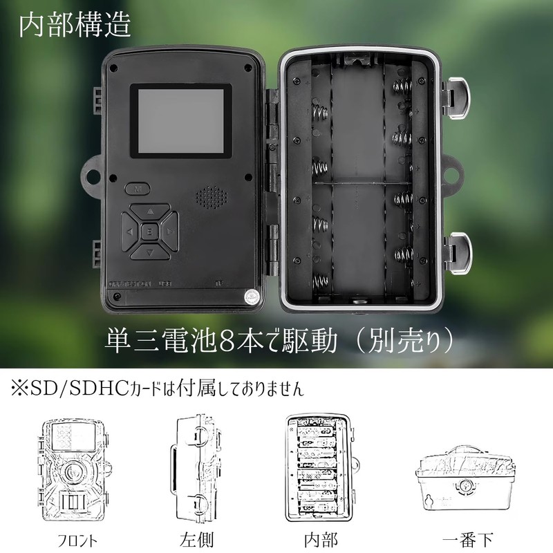 Stynxro Trail Camera, Outdoor, Wildlife Surveillance Camera, Small, Security Camera,