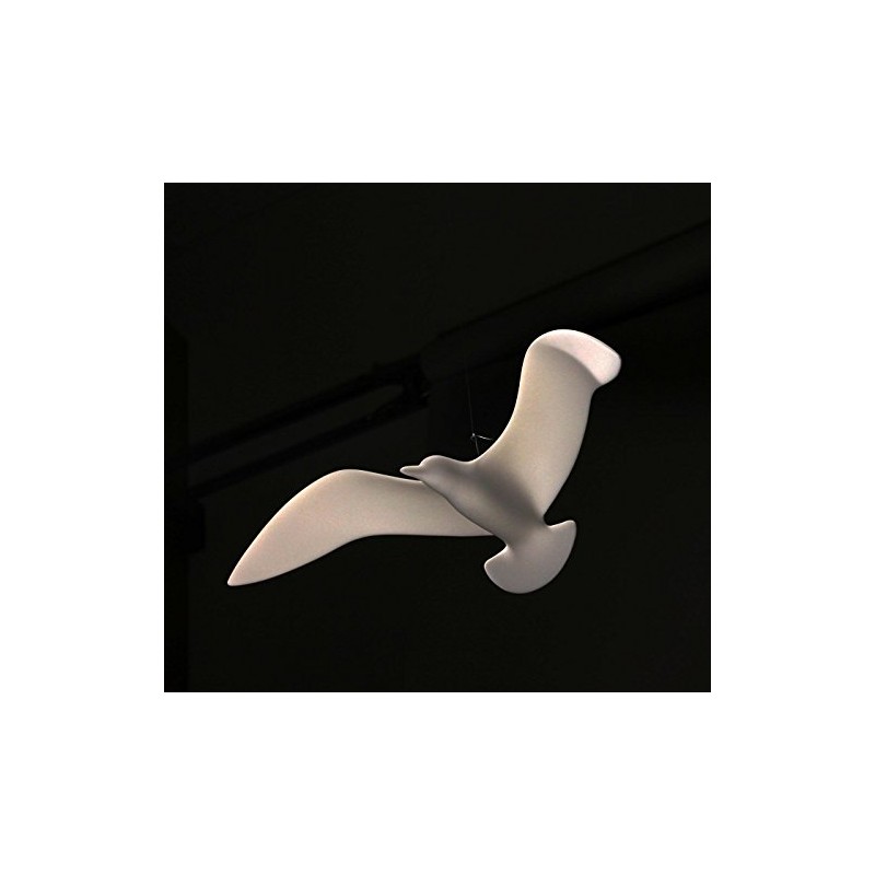 Seagull Mobile Sculpture by John Perry 14in Wing-span Hovering Wings