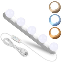 Makeup Light,Portable Led Vanity Lights with 3 Colors Lighting Mode Adjustable & Dimmable for Vanity Table Dressing Room Mirror