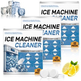 LIANTUO Ice Machine Cleaner Maker Descaler - 36 Clean Tablets- Compatible with Opal,Frigidaire, Nickel Safe Scale Remover for Countertop,Ice Maker Cleaner Tablets