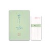 Hatoido Letter Set Hatoyori Vertical Ruled Cover: Green, Set of