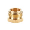 Kbrotech Brass Garden Hose Adapter, 3/4”GHT Male x 1/2”NPT Female