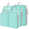Aomeskoitoy Compression Packing Cubes, Travel Essentials Luggage Organizer Bags for