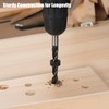 Nutmanel 8Pcs Drill Bit Depth Stop Collar Set, Drill Depth