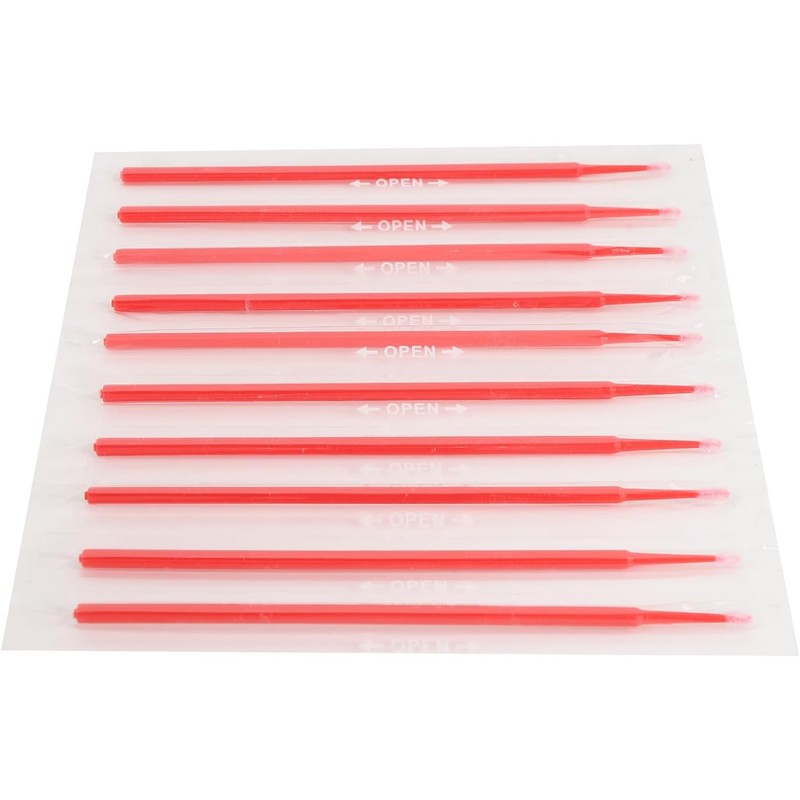 ZJchao Micro Hisopos de Punta Fina para Extensiones de Pestañas,