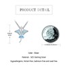 Midir&Etain Stingray Necklace 925 Sterling Silver Beach Ocean Necklace Manta