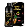 DONWELL 3-in-1 Herbal Hair Dye Shampoo-100% Grey Coverage Instant Color