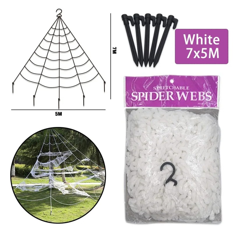 Halloween Spider Web Decoration