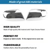 AUCERAMIC Chrome Mirror Covers Caps Fit for 2007-2019 Toyota Tundra