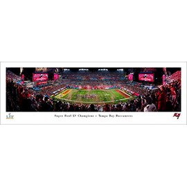 Super Bowl LV Champions - Tampa Bay Buccaneers - Unframed 40 x 13.5 Poster by Blakeway Panoramas