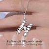 SHOP LC Polki Diamond Initial Necklaces for Women in 925