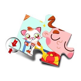 Clementoni 20330 Measure Me Puzzle 30-Piece Fire Ladder, Size Gauge / Height Chart for Children up to 140 cm, Multi-Coloured