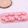 EPYHREHM 8 Cavity Winged Unicorn Themed Silicone Molds Rainbow Sun