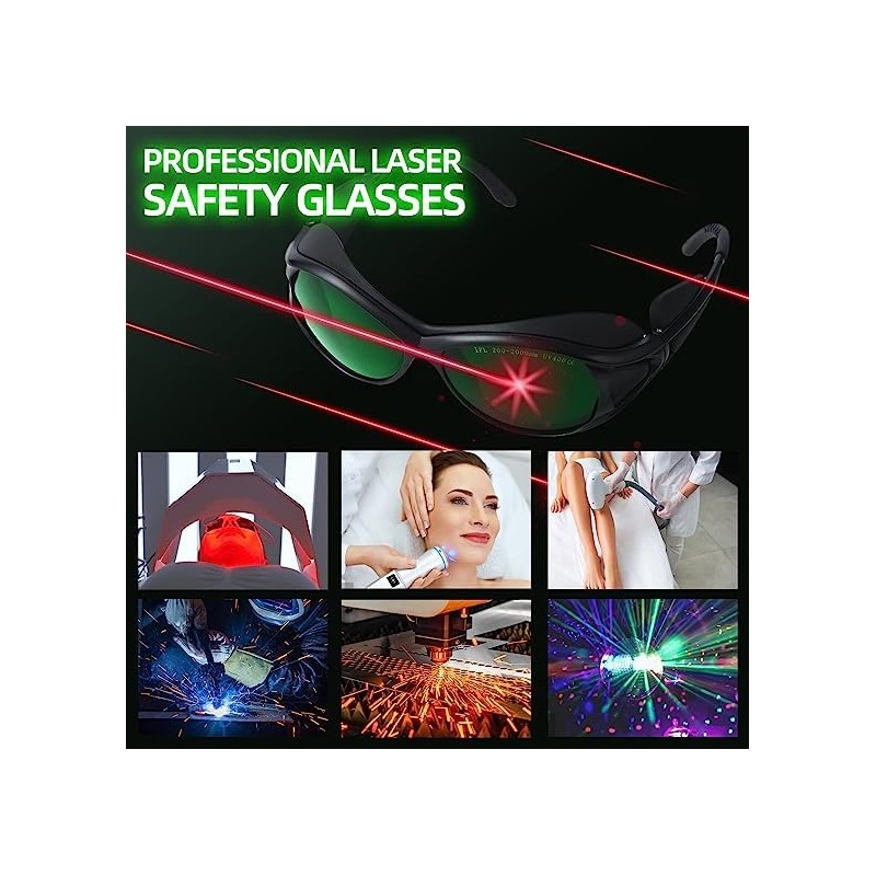 Eyewear 200-2000nm Professional Protective Safety Glasses, Goggles Eye Protection UV