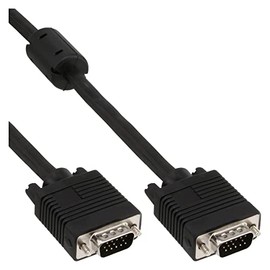 InLine® S-VGA cable, InLine®, black, 15HD M/M, 0.3m