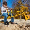 Excavator Ride, Sand Digger w/ 360 Rotation Base for Kids