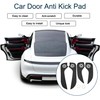 X AUTOHAUX Leather Car Door Anti Kick Pad Sticker for