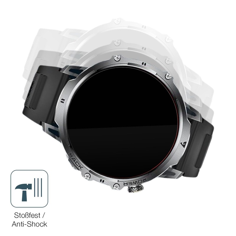 dipos I 2x Screen Protector 9H Clear Compatible with LIGE