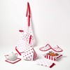 Homescapes 100% Pure Cotton Apron Washable Kitchen Apron with Pouch