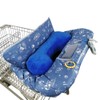 Shopping Cart Cover for Baby/Toddler, Cozy High Chair Cover, Blue
