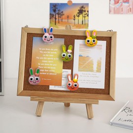 WINFA Fun Push Pins Cute Thumb Tacks Decorative Pushpin for Cork Board Animal Lovely Rabbit Funny Thumbtacks for Wall Bulletin Board Home Office Cubicle Decor (25 Pcs)