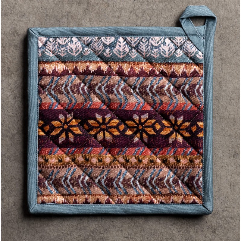 Maison d' Hermine Fair Isle 100% Cotton Pot Holder, 8