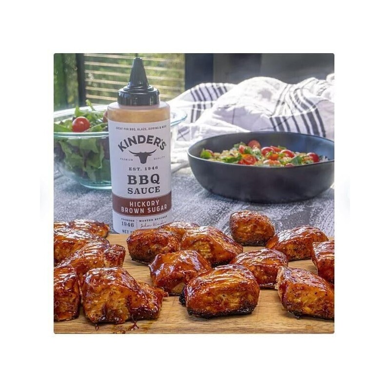 Kinder's BBQ Sauce, Hickory Brown Sugar, 27.5 Ounces (Pack of