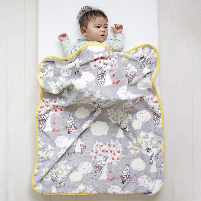 Moomin Baby Blanket, Washable, Swaddle, Fluffy, Baby Blanket