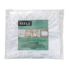 Jayla White Semi-Sheer Floral Lace Curtain Swag for Kitchen Half