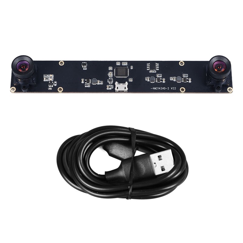 USB Camera Module 4MP 1080P Dual Lens Synchronization Webcam Board