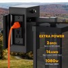 NookNova Porch Light with Outlet, Dusk to Dawn Motion Sensor
