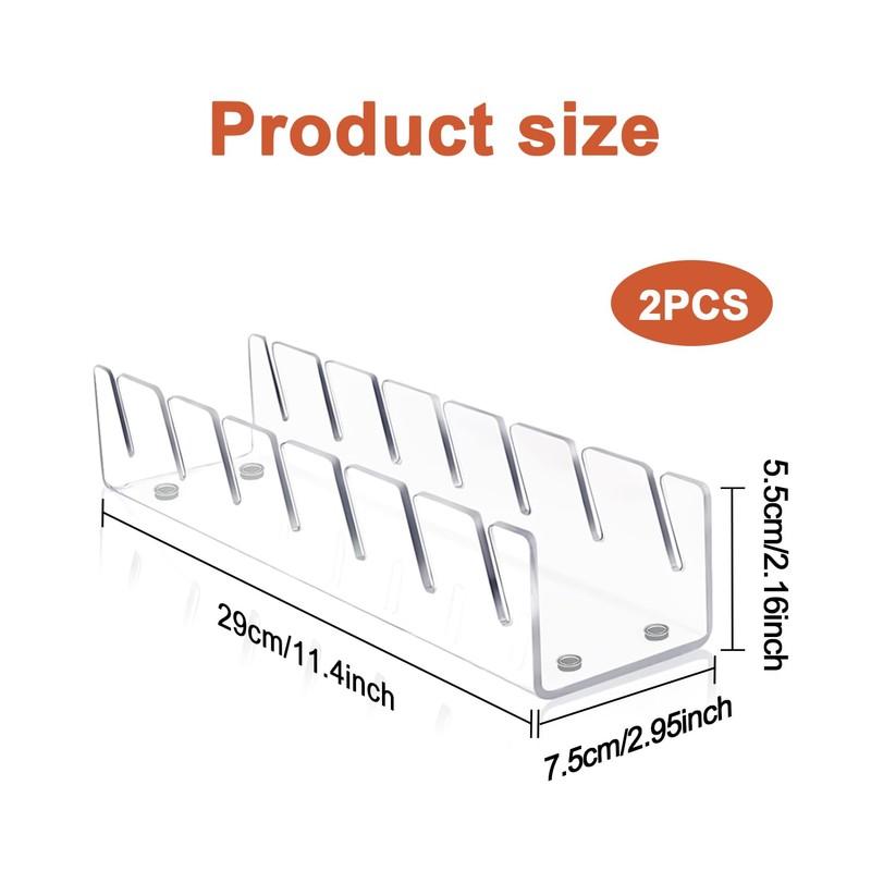 TopBine 2PCS Hat Stand for Baseball Caps,No Install Acrylic Hat