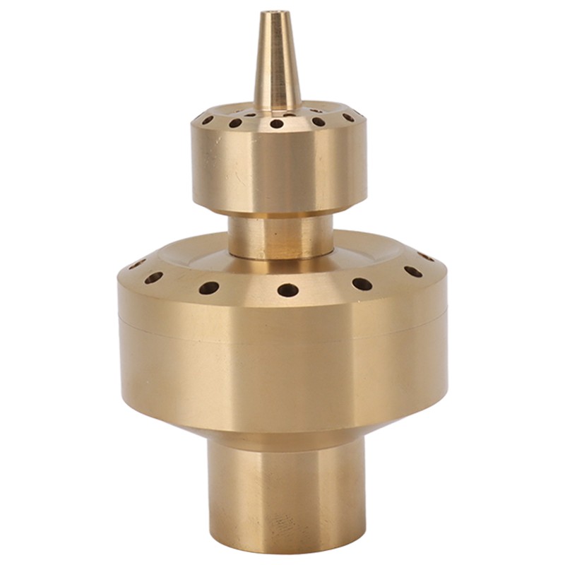 Copper Double Column Fountain Nozzle Music Fountain Landscape Scenery Nozzle