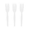 Staples Perk Polystyrene Fork, Medium-Weight, White, 2000/Carton (PK58698/PK5VS)