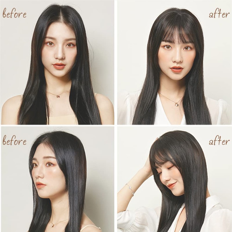 Bangs Wig, Human Hair, Bangs Wig, Full Hand Plant, Bangs,