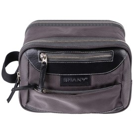 SHANY Toiletry Bags, Brown Fabric