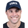 Coach - Gorra de béisbol para entrenar, color azul real,