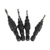 Bosch Countersink Drill Bit, 4 Pieces Hex Shank HSS Drill