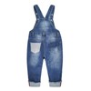 KIDSCOOL SPACE Baby&Little Boys Big Bib Pocket Ripped Distressed Cotton