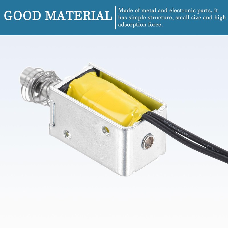 QUARKZMAN DC 3V 0.5A Open Frame Solenoid Electromagnet x 1