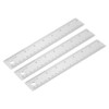PATIKIL 8 Inch Stainless Steel Ruler Straight Edge Ruler, 3