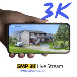 ANNKE 3K Security Camera for Home & Business Surveillance, Analog Add-on Wired Bullet Cam with 100ft Night Vision, Smart Color Night Vision, IP67, 2.8mm Lens (Comes with NO Power Adapter & BNC Cable)