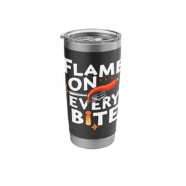 Hot Sauce Culture Spicy Food and Fiery Flavor Enthusiast Stainless Steel Insulated Tumbler