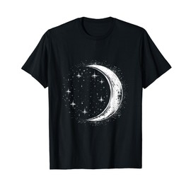Starlight and Simple Crescent Moon T-Shirt