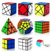 Coolzon Speed Cube Set, Puzzle Cube,9 Pack Magic Cubes Pyraminx