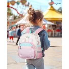 Amythe Nursery Backpack Girls, Casual Children's Backpack, Lightweight Waterproof High Quality Cute Toddler Backpack Nursery Girls Suitable for School or Play, Unicorn