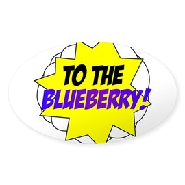 CafePress Psych, to The Blueberry Oval Car Bumper Sticker